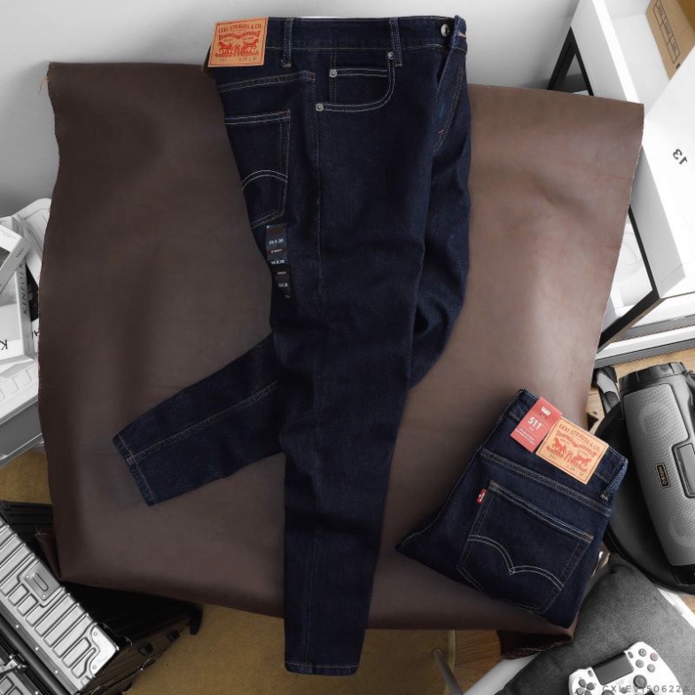 Quần Jean 𝙇𝙚𝙫𝙞𝙨 Nam 𝙇𝙚𝙫𝙞'𝙨 511 BASIC PREMIUM Màu Navy Form SlimFit Mềm Mịn Co Giãn Hàng Xuất Xịn Có Big Size