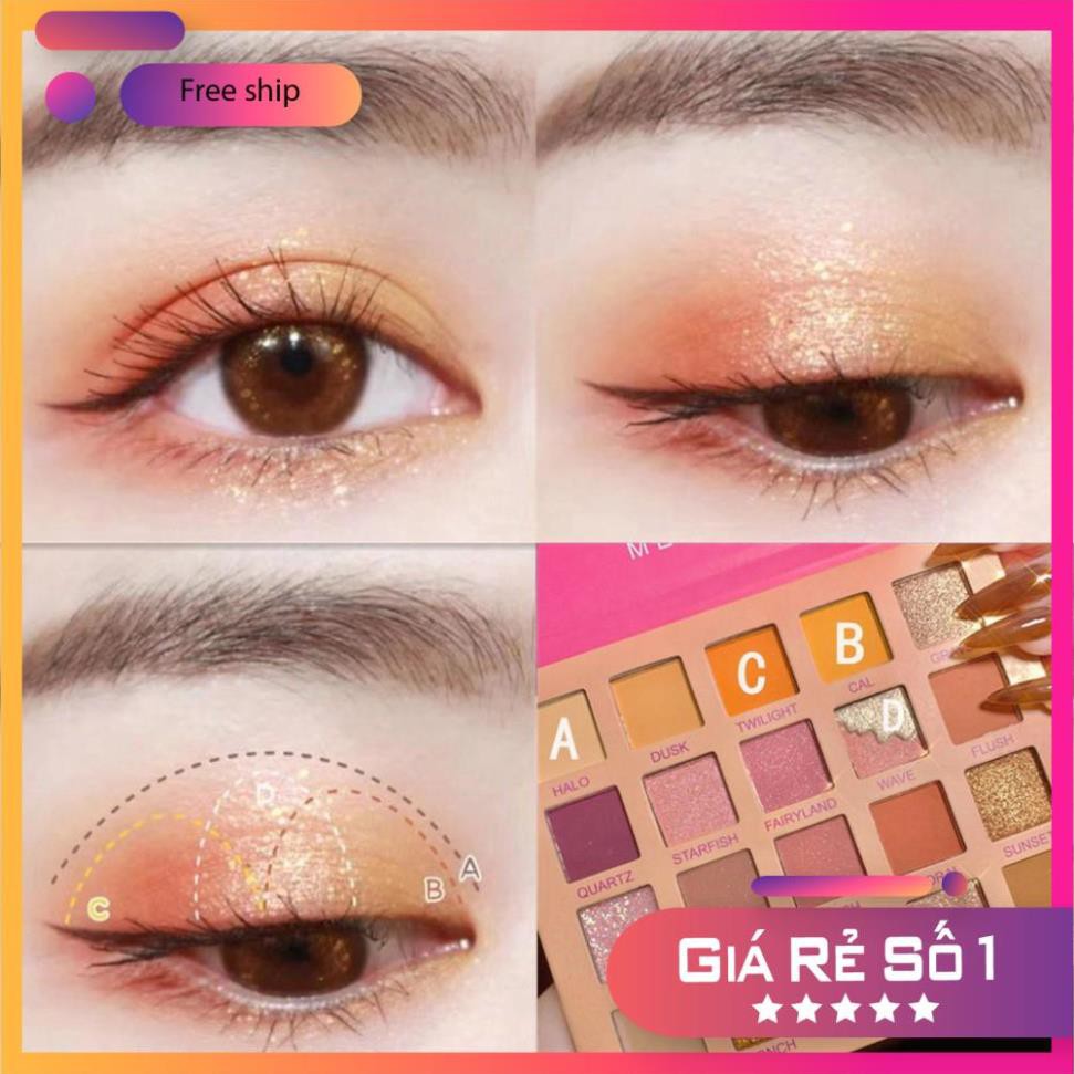 Bảng Phấn Mắt Nhũ Lì 20 Ô Mealea Sunset nk032 HQHQ20 | BigBuy360 - bigbuy360.vn