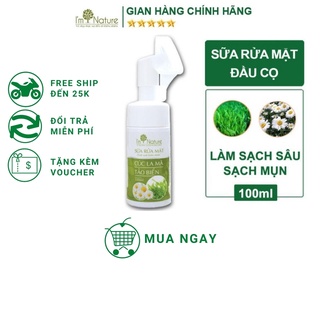 Sữa Rửa Mặt I’m Nature 100ml Cho Mọi Loại Da Có Đầu Cọ