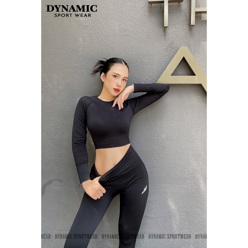 Áo dài tay và Quần dài Hyperflex - Set bộ thể thao tập Gym, Yoga, Aerobic nữ