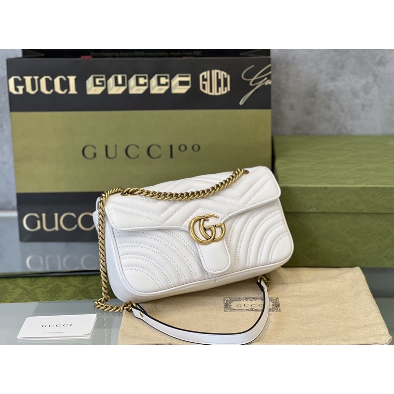 Túi GC mảmont size 26cm da bò da thật