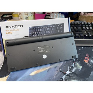 Bàn phím máy tính Mini Anyzen K200 kết nối dây cổng USB