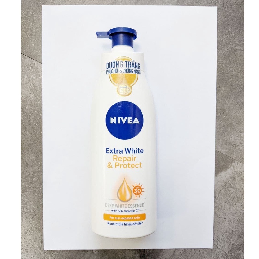 Sữa dưỡng thể trắng da ban ngày NIVEA Extra White Repair &amp; Protect Body Lotion 350ml