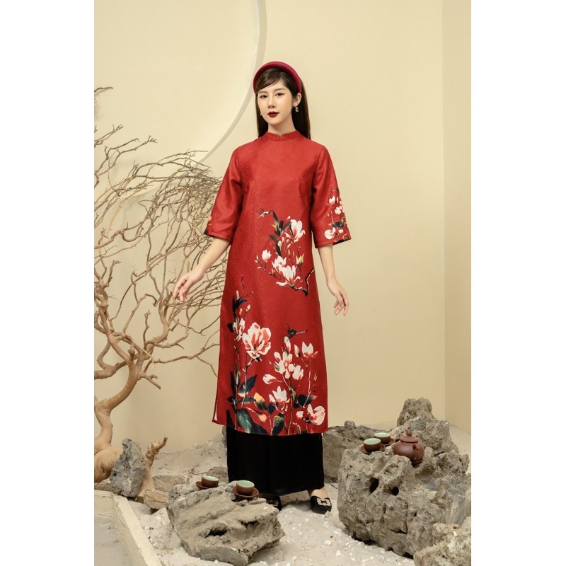 Quần lụa ống sớ mặc cùng áo dài