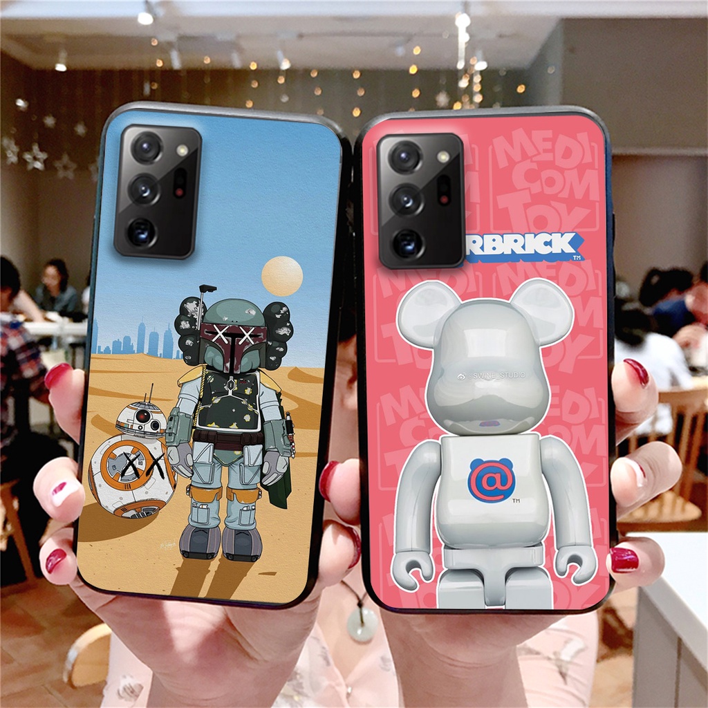 Ốp lưng điện thoại Samsung Note 20 - Samsung Note 20 Plus - Samsung Note 20 Ultra bearbrick in hình siêu đáng yêu-cute