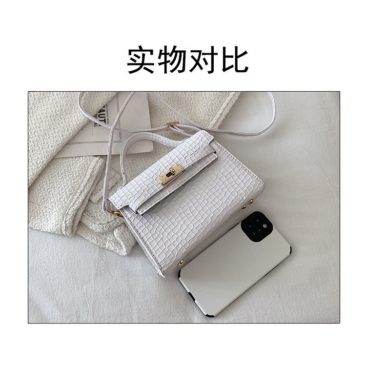 Túi Xách JASMIN NOIR Giả Da Cá Sấu Thời Trang Dành Cho Nữ