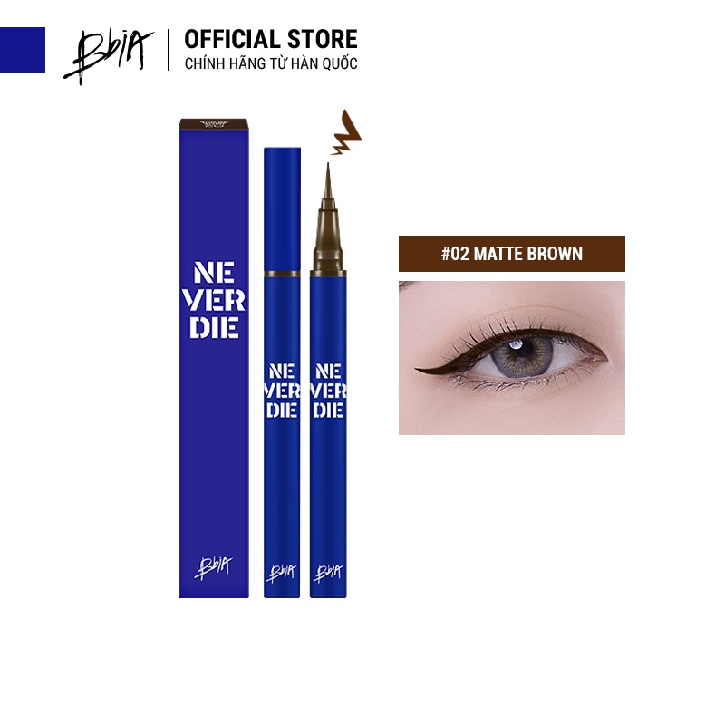 Combo Never Die For Eye Gồm 1 Bbia Never Die Eyeliner 0.4g và 1 Bbia Never Die Mascara 7g