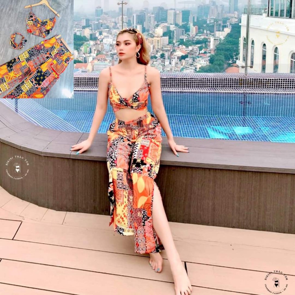 Đồ bơi -  quần dài họa tiết đi biển chất cực mát | BigBuy360 - bigbuy360.vn