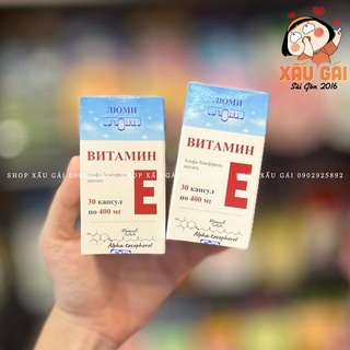 Vitamin e đỏ nga lumi 400mr hũ 30 viên mẫu mới