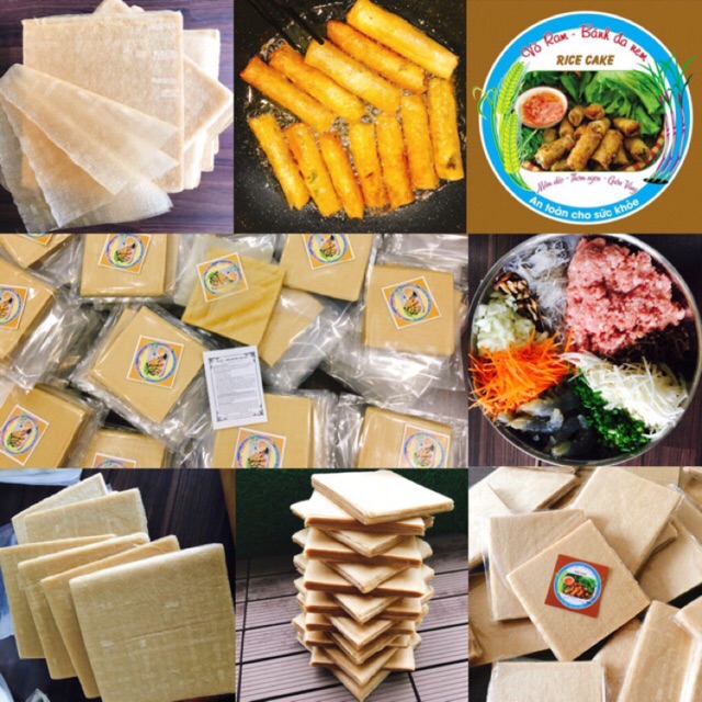 Vỏ Ram-Bánh đa nem siêu ngon - hút chân không. Bánh 100 lá không chất bảo quản!