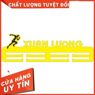 Giá treo huy chương điền kinh 58x18cm. Sơn màu Rich Gold