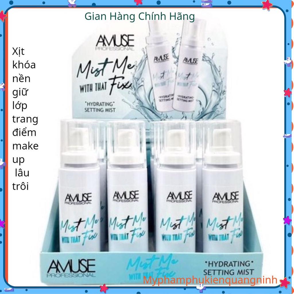 Xịt Khóa Nền Giữ Lớp Trang Điểm Lâu Trôi  AMUSE - USA-myphamphukienquangninh