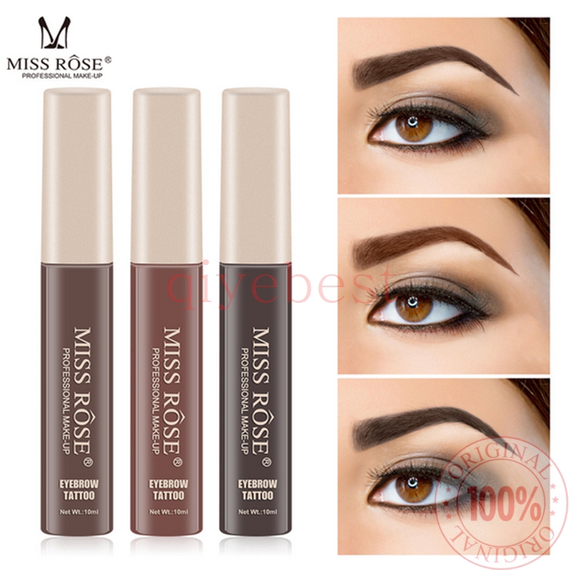 (hàng Mới Về) Gel Vẽ Lông Mày Miss Rose Chống Thấm Nước 10 Màu Tùy Chọn
