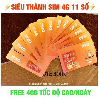 THÁNH SIM 4G 11s VietnamMobile Tặng 120GB/Tháng Chỉ Với 20K (Free Tháng Đầu)