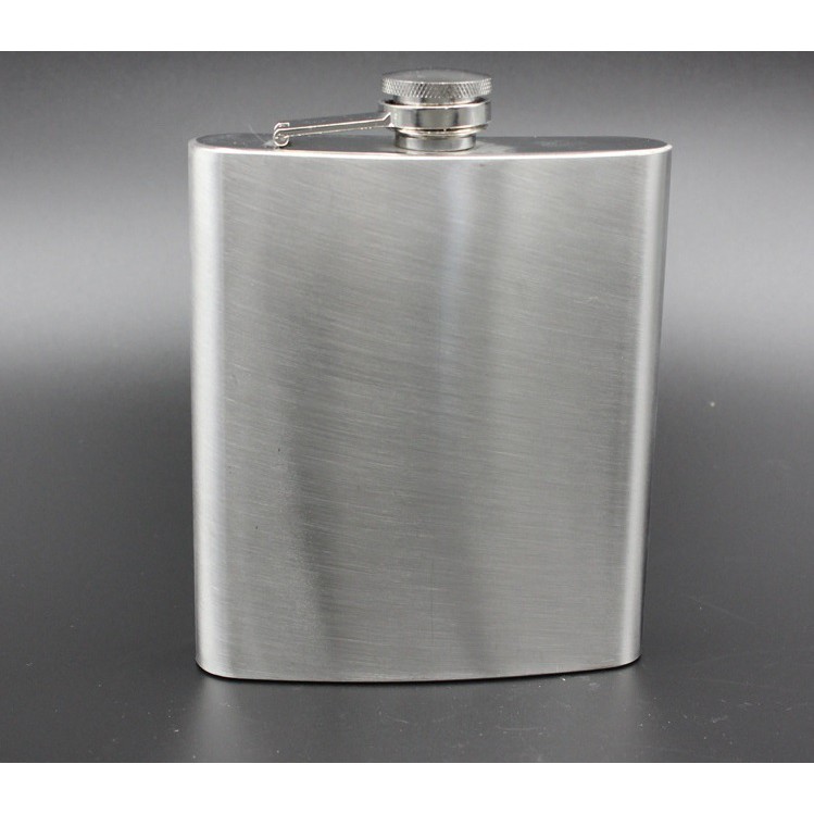 Bình inox đựng rươu 500ml không logo