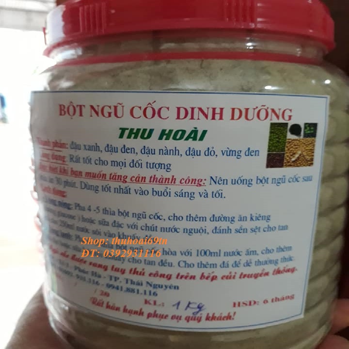 bột ngũ cốc dinh dưỡng cho mọi lứa tuổi và dành cho người gầy tăng cân an toàn ( các hạt rang rửa sạch, bếp củi)