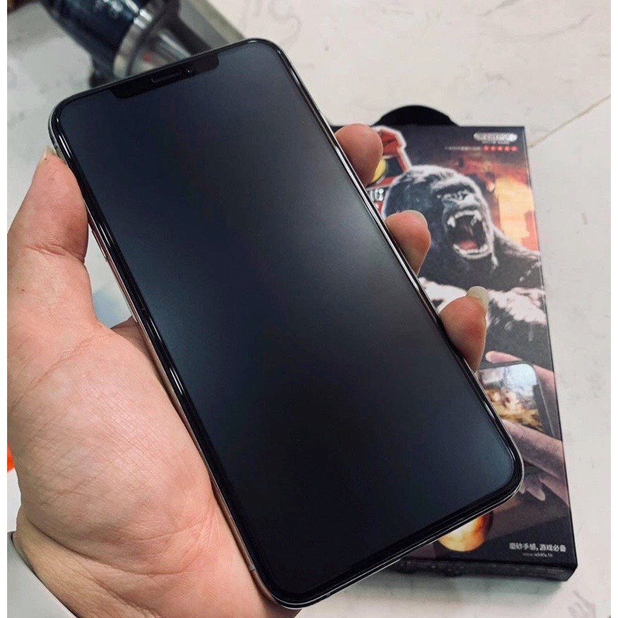 Kính cường lực iphone, dán cường lực chống vân tay nhám game KINGKONG 3D WK CL101