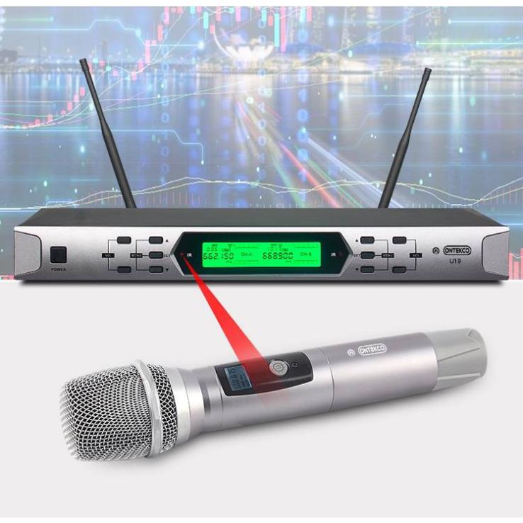 [CHÍNH HÃNG ONTEK VN] Bộ micro Ontekco U19 hát karaoke chuyên nghiệp, chất liệu thép cao cấp bảo hành 24 tháng