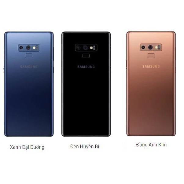 Nắp lưng sau dùng cho điện thoại samsung galaxy Note 9 không kính camera