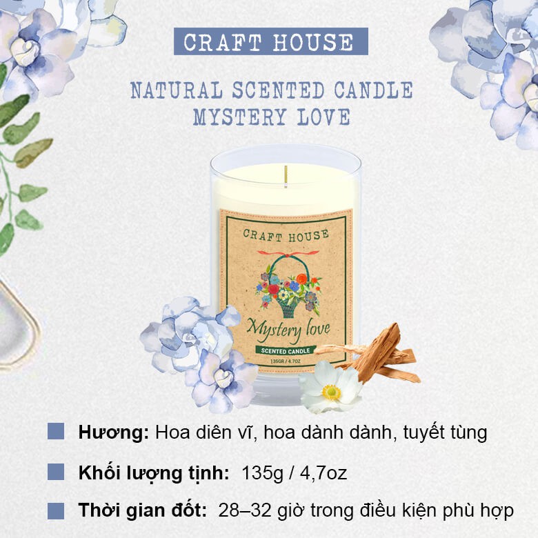 Nến Thơm Thiên Nhiên Aroma Works Natural Scented Candle