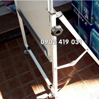 Bảng Flipchart Chân Gấp DQ Plus 50 x 70cm [ Tặng bút, nam châm, lau bảng ]