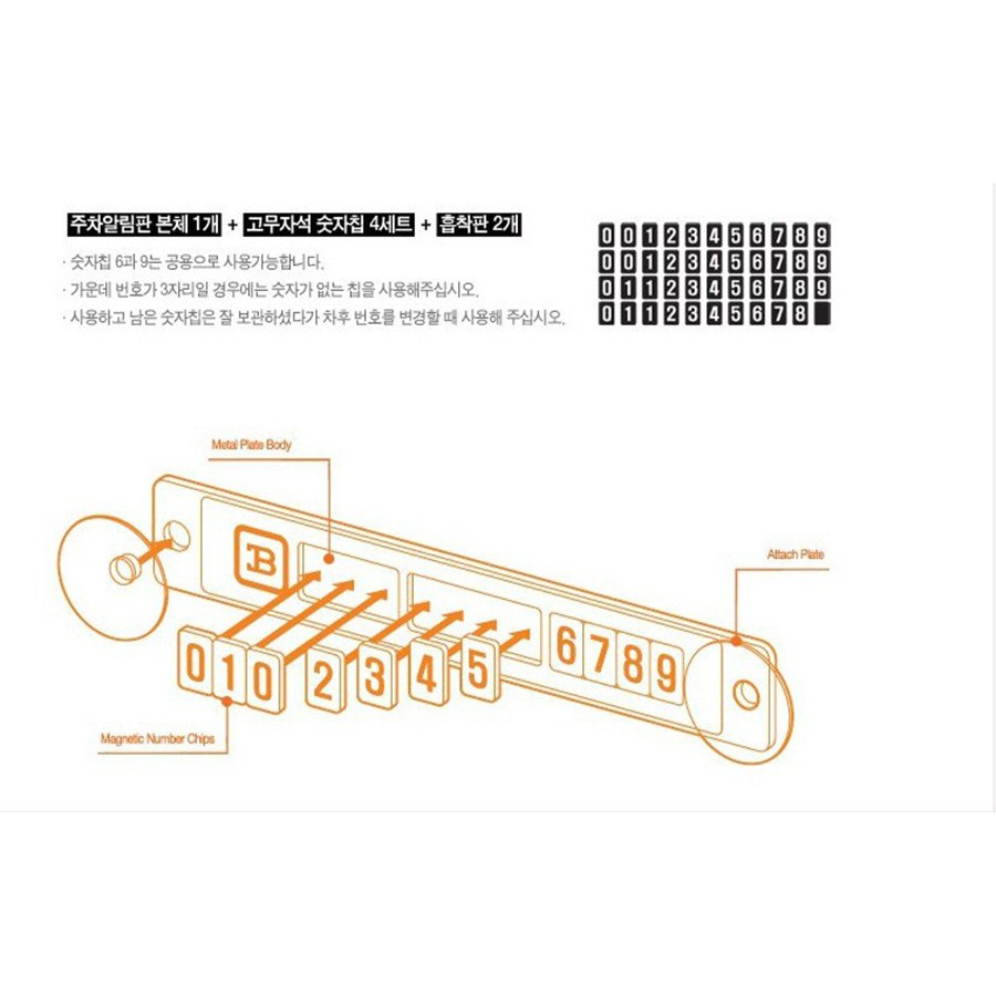 Bảng gắn số điện thoại trên taplo ô tô v3