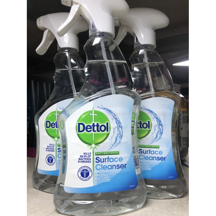 Chai xịt vệ sinh bề mặt kháng khuẩn Dettol 500ml