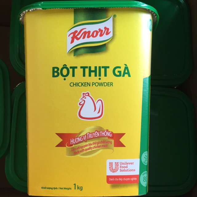 [Mã 159FMCGSALE giảm 8% đơn 500K] Bột Thịt Gà Knorr Chicken powder hộp 1 kg