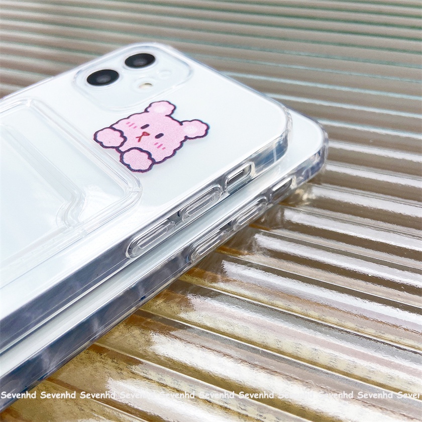Ốp Điện Thoại Trong Suốt Họa Tiết Hoạt Hình Cặp Đôi Cho IPhone 13 12 11 Pro Max SE2020 X XR Xs Max 7 8 6 6s Plus