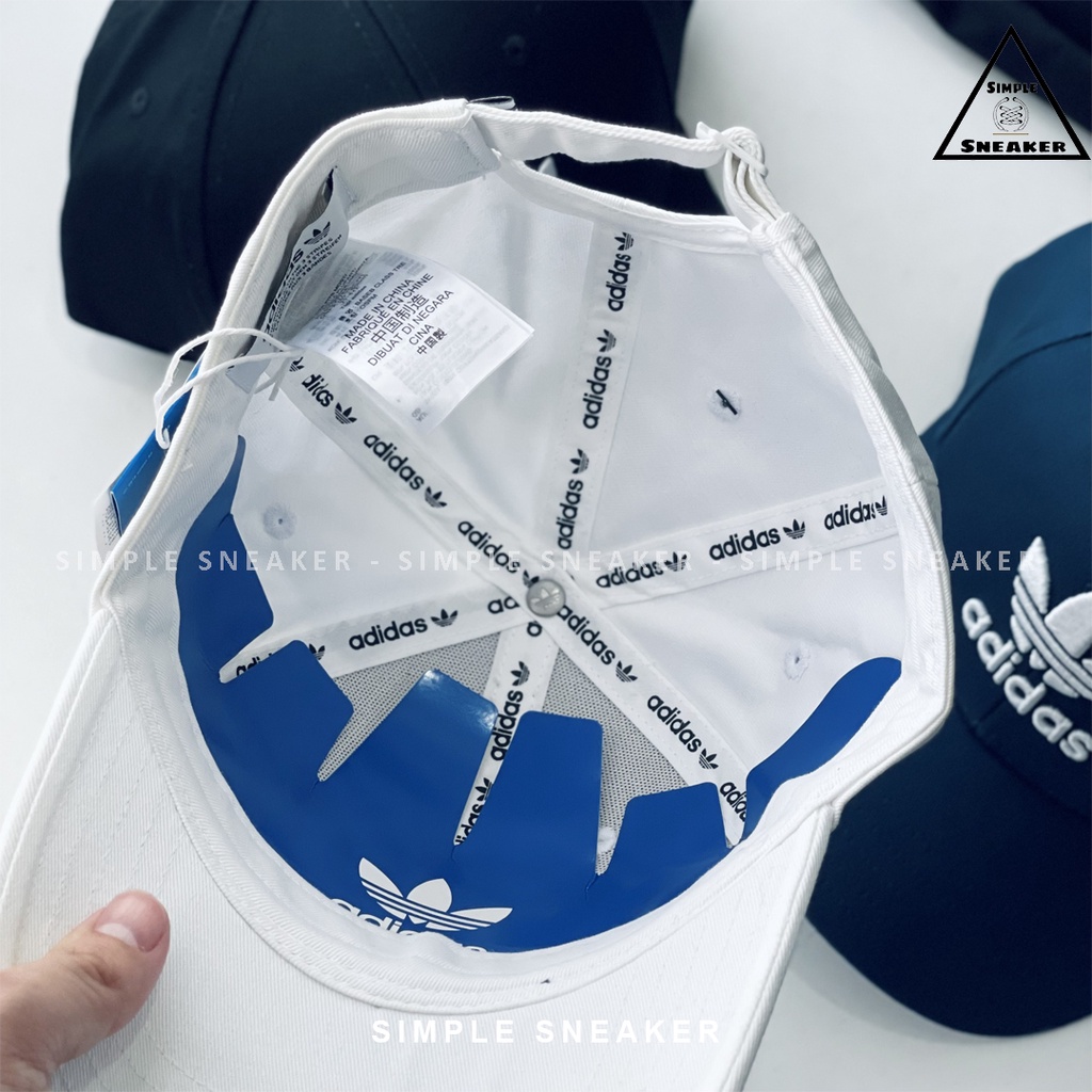 Mũ Adidas Chính HãngFREESHIP Nón Adidas Baseball Classic Trefoil Cap Đen Trắng Auth [FJ2544 - EC3603] Simple Sneaker