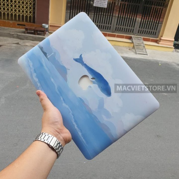 Ốp Macbook Hình Cá Voi Tích Đủ Dòng (Tặng Kèm Phủ Phím Và Set Nút Chống Bụi) | WebRaoVat - webraovat.net.vn