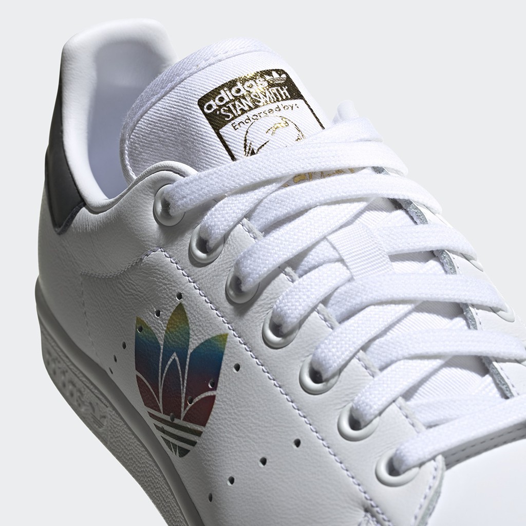 Giày Sneaker Thời Trang Nam Adidas Stan Smith Trefoil  Trắng Đen FW2443 - Hàng Chính Hãng - Bounty Sneakers | BigBuy360 - bigbuy360.vn