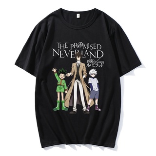 Lời Hứa Neverland Hunter X Hunter Tử Anime Áo Unisex Áo Thun Oversize Harajuku Dạo Phố Áo Thun Manga Áo