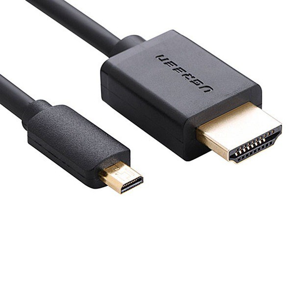 Cáp Chuyển Đổi Ugreen MicroHDMI Sang HDMI V1.4 30102 1.5m - Hàng Chính Hãng