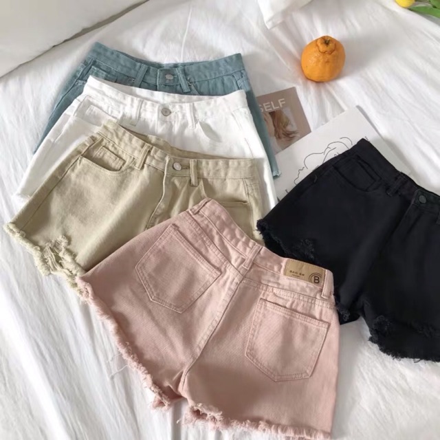 Quần short jeans rách