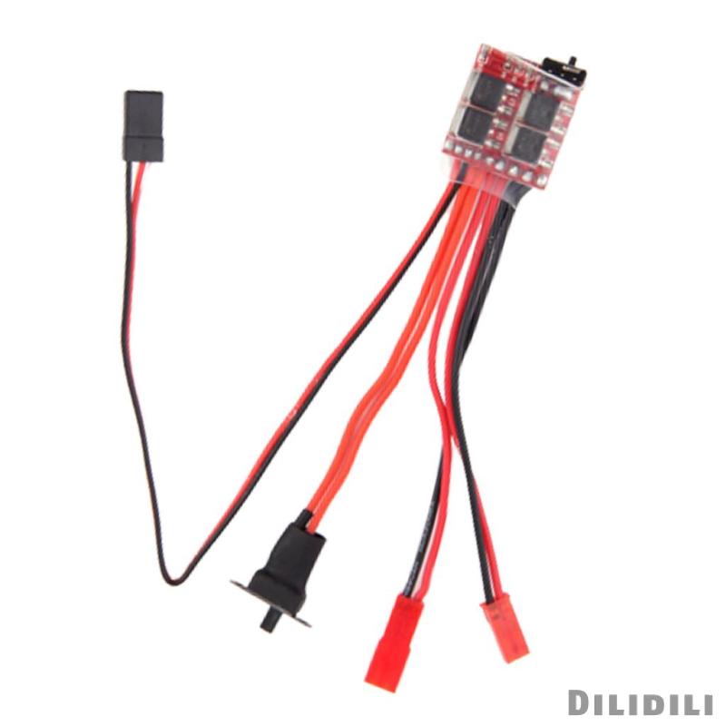 Bộ 12 Bàn Chải Điện 20a Esc Điều Khiển Tốc Độ Phanh Đảo Chiều Cho Xe Hơi / Tàu Thuyền Rc