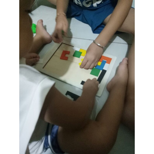 Ghép hình gạch tư duy