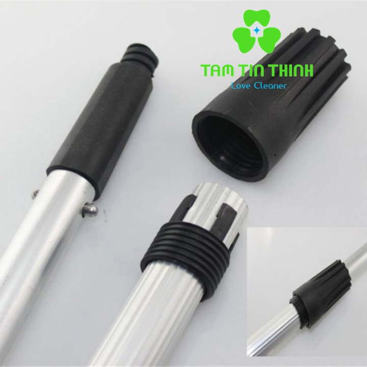 Cây nối lau kính, vệ sinh pin năng lượng mặt trời cán dài bằng nhôm 4,5m Baiyun