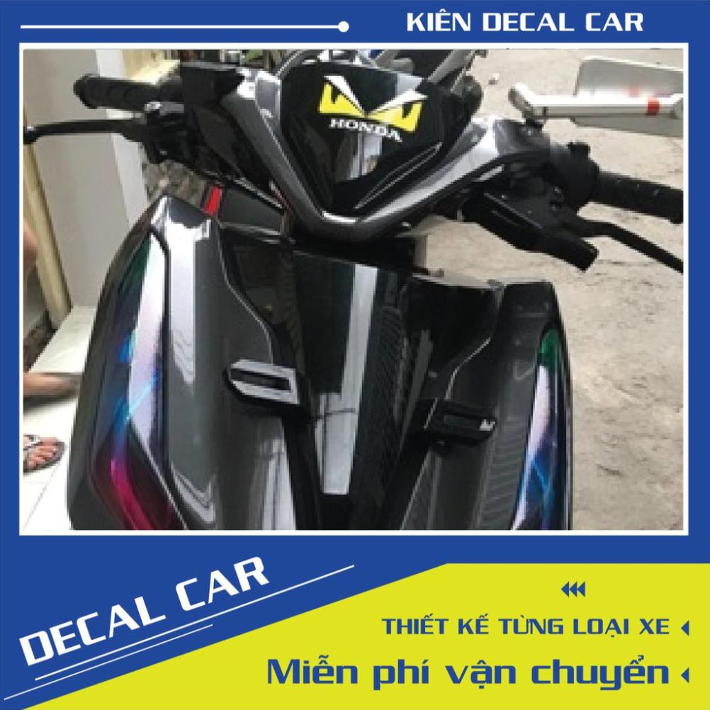 Tem mắt cú dán đầu xe vario click ex 135 exciter 150 winner wave dream decal_oto