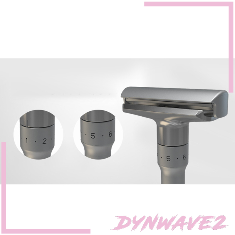 (Hàng Mới Về) Dao Cạo Râu Hai Mặt Cổ Điển Dynwave2 Kèm 5 Lưỡi Dao