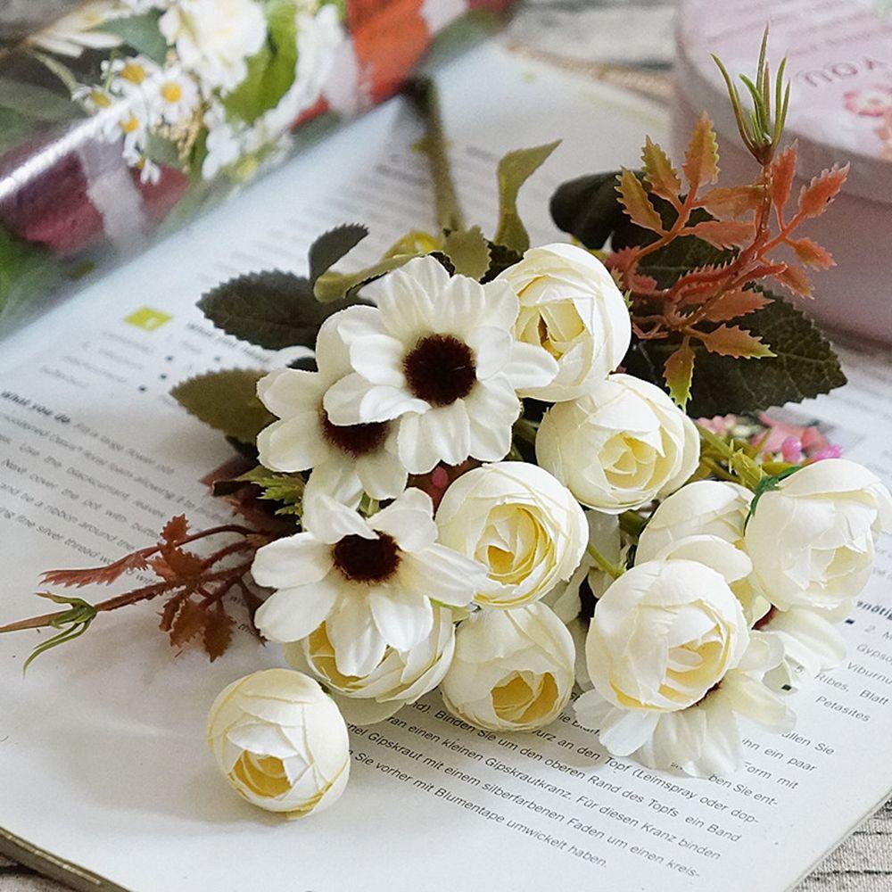 1 Bó Hoa Cúc Nhân Tạo Dùng Cho Trang Trí Tiệc Cưới