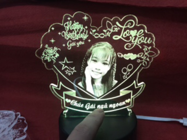 Đèn led 3d, quà tặng sinh nhật độc đáo