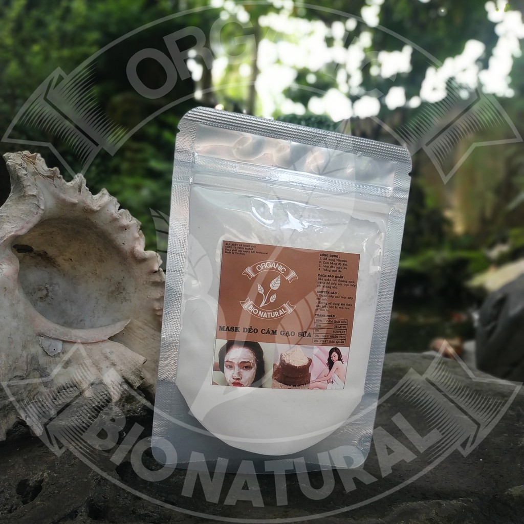 Bột đắp mặt nạ Mask Dẻo Cám Gạo Sữa HANDMADE