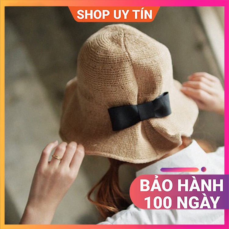 Mũ Đi Biển - Nón Cói Rộng Vành Vintage Cao Cấp Nữ Đẹp