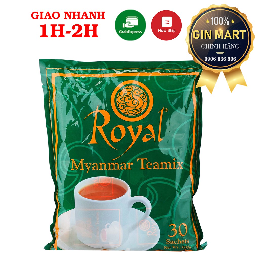 Trà Sữa Hòa Tan Royal Myanmar Teamix (30 Gói)