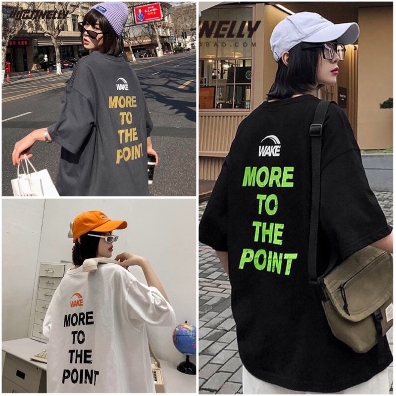 Áo Thun Phông Tay Lỡ Unisex Freesize Phônng Form Rộng WAKE MORE Mẫu Mới 2022