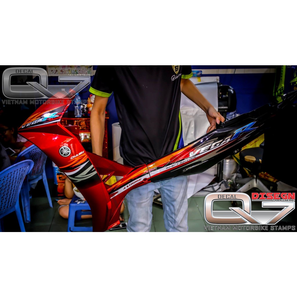 Tem Rời Sirius 110 Đỏ Đen