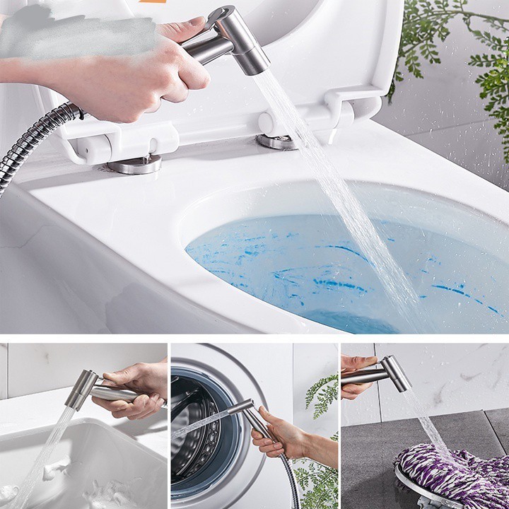 [GÍA XƯỞNG] VÒI XỊT VỆ SINH INOX 304 SIÊU MẠNH - vòi xịt vệ sinh inox 304 cao cấp bền với mọi môi trường