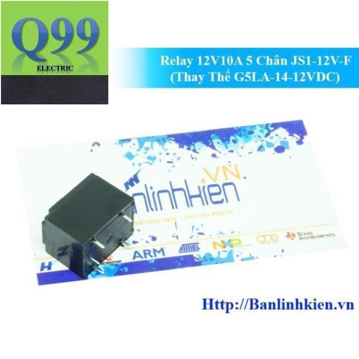 [Siêu Rẻ] [Rơ le] Relay 12V10A 5 Chân JS1-12V-F (Thay Thế G5LA-14-12VDC) zin