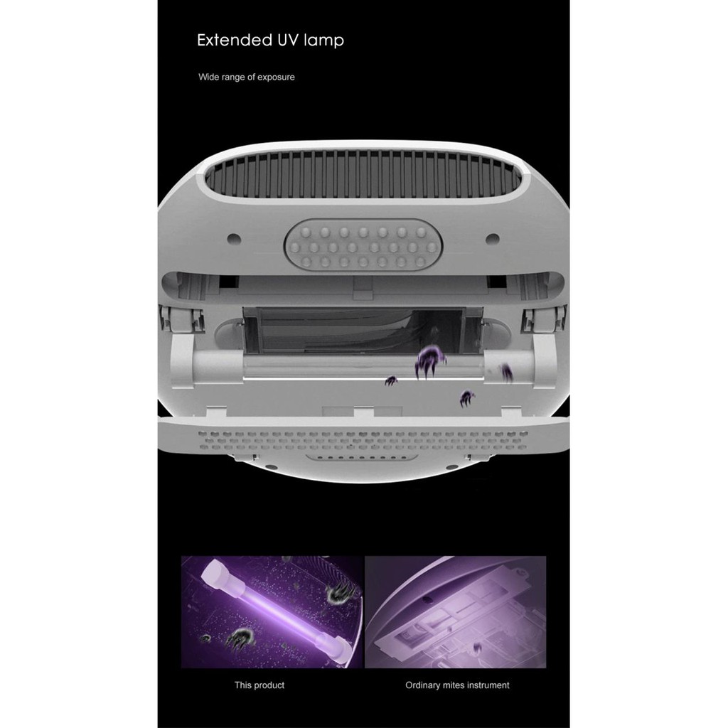 Máy Hút Bụi Khử Khuẩn Vệ Sinh Giường Nệm Cầm Tay Deerma DEM-CM800 (hàng chính hãng-BH 6 tháng) | BigBuy360 - bigbuy360.vn